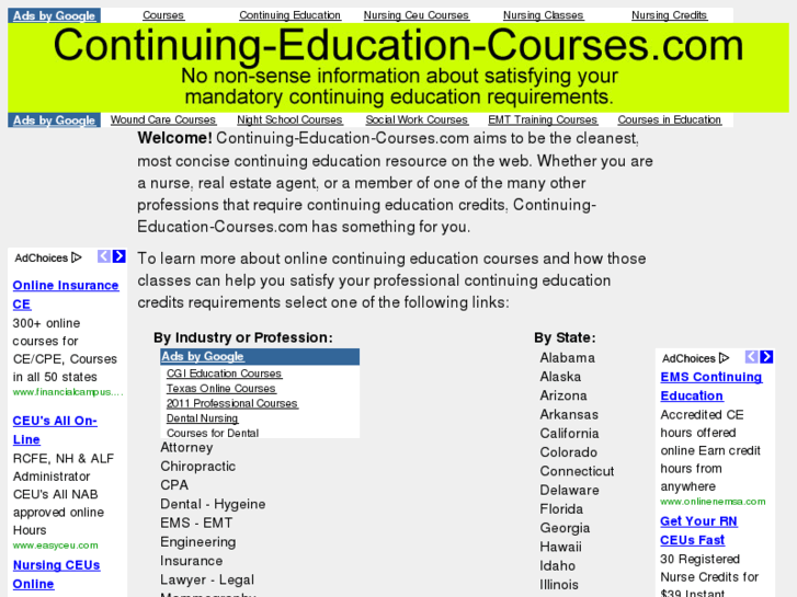 www.continuing-education-courses.com