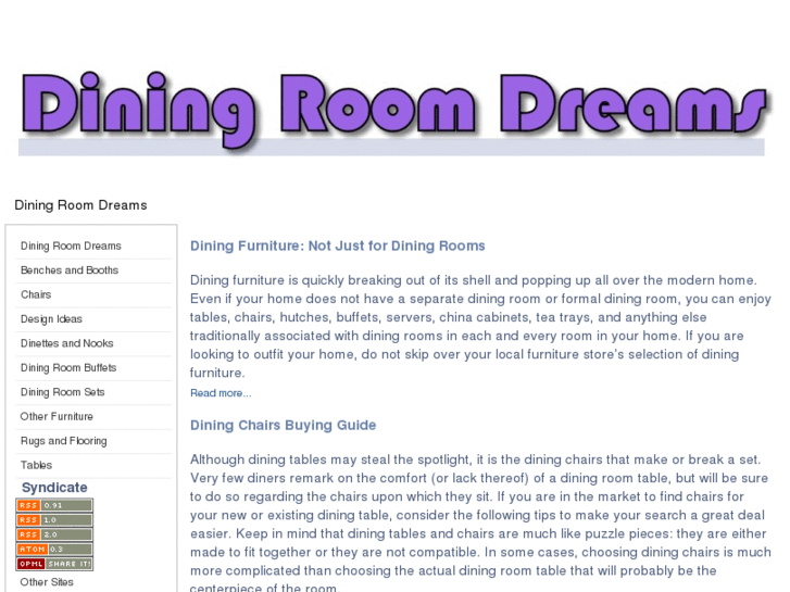 www.diningroomdreams.com