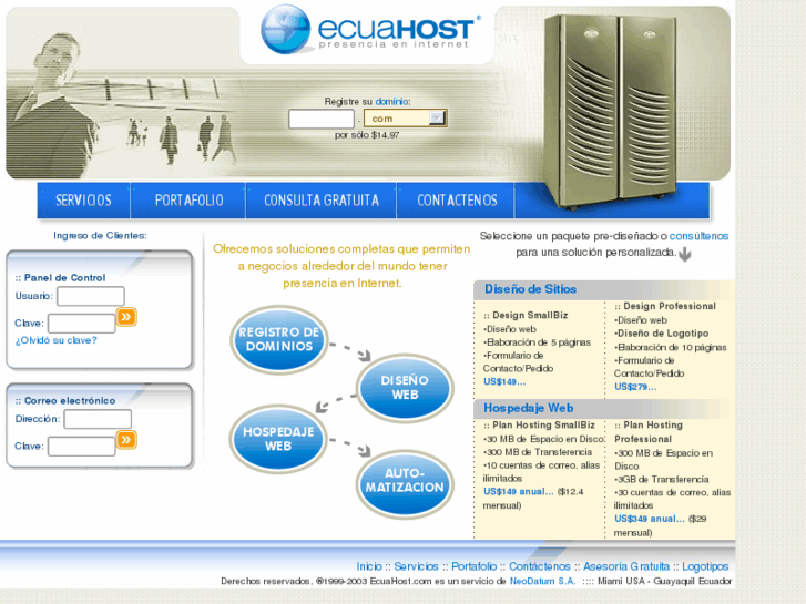 www.ecuahost.com