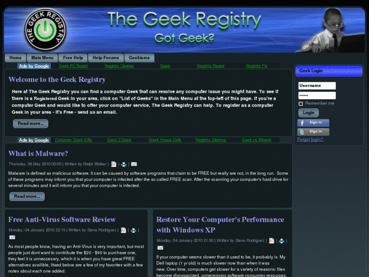 www.geekregistry.net