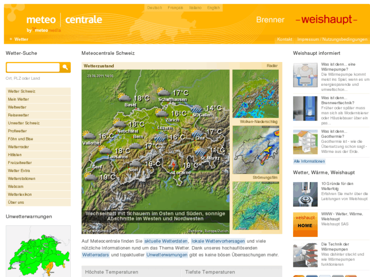 www.meteocentrale.ch