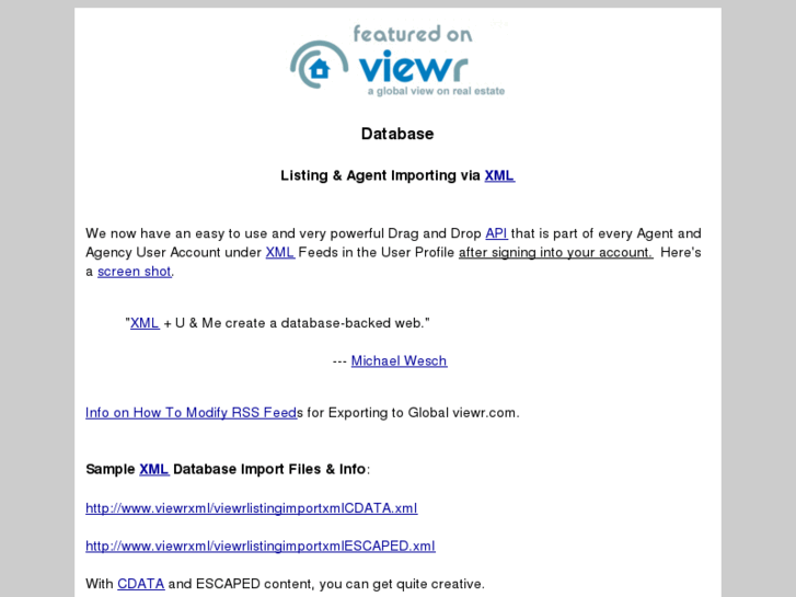 www.viewrxml.com