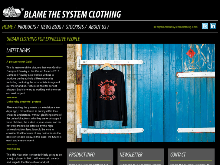 www.blamethesystemclothing.com