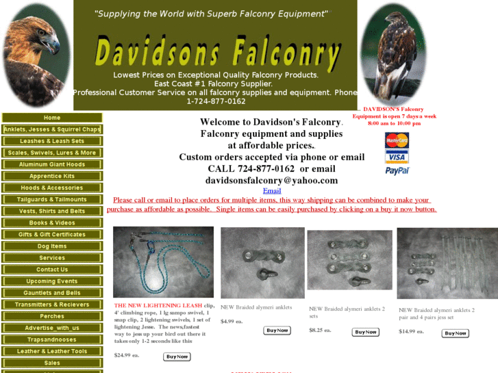 www.davidsonsfalconry.com