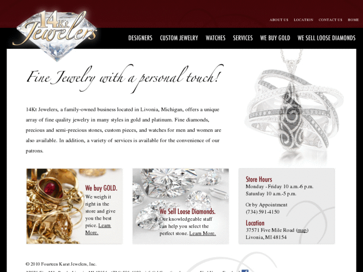 www.fourteenkaratjewelers.com