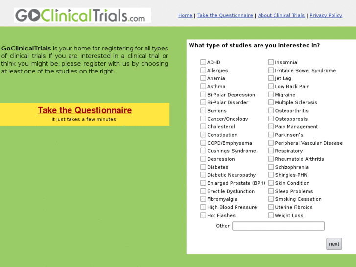 www.goclinicaltrials.com