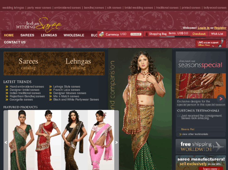 www.indianweddingsaree.com