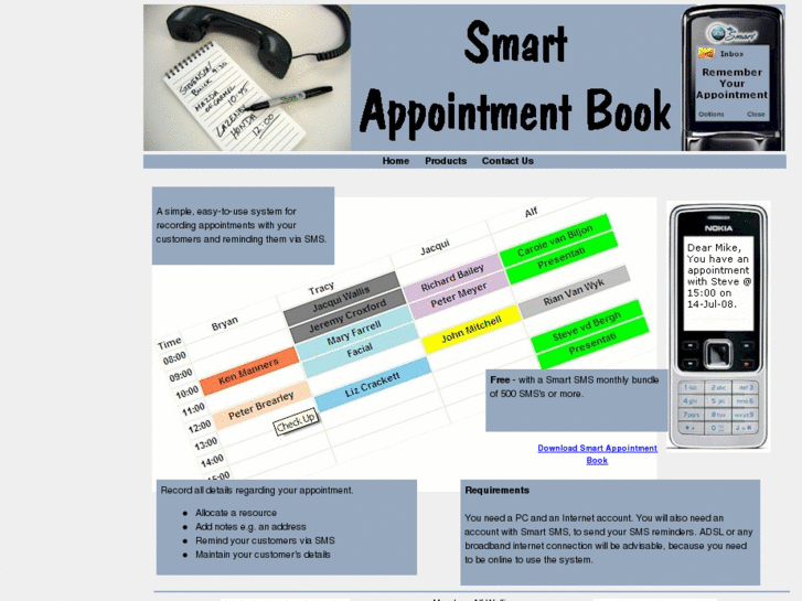 www.smartappointmentbook.co.za