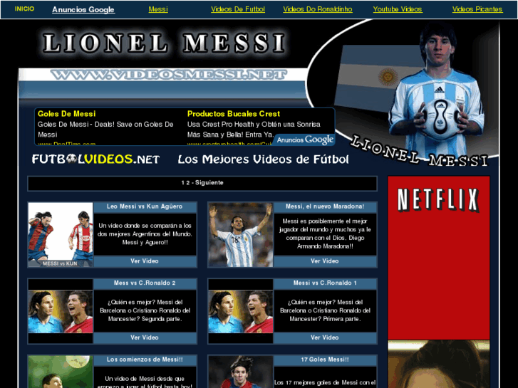 www.videosmessi.net