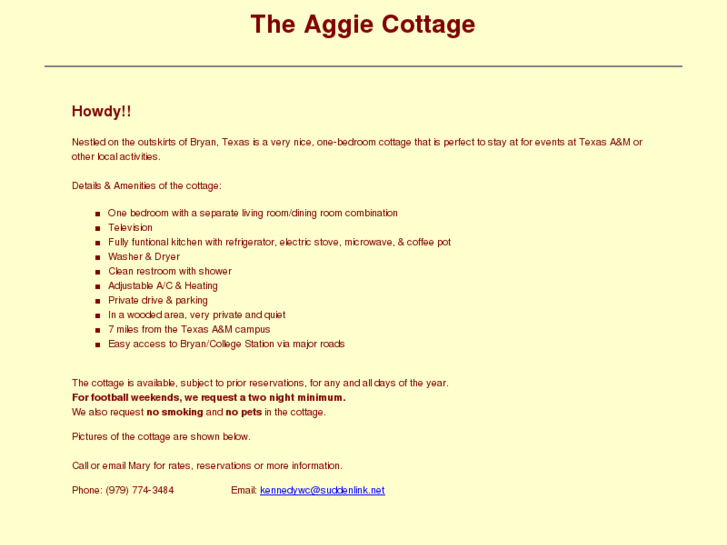 www.aggiecottage.com