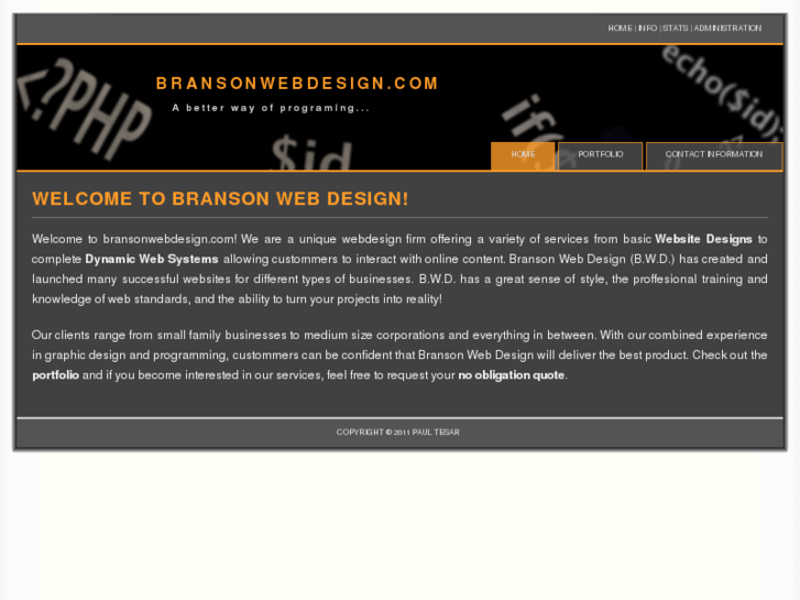 www.bransonwebdesign.com