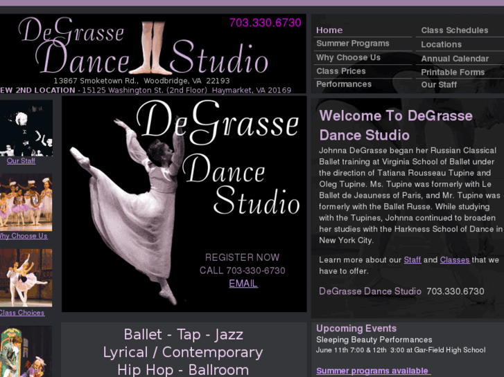 www.degrassedancestudio.com