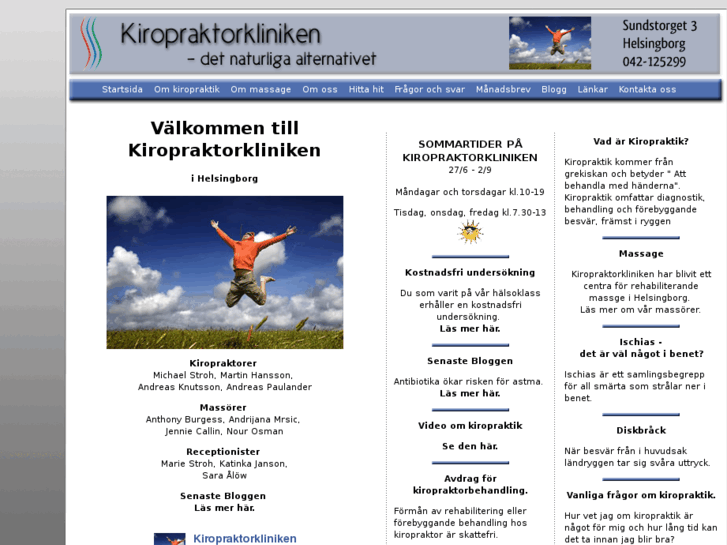 www.kiropraktorkliniken.nu