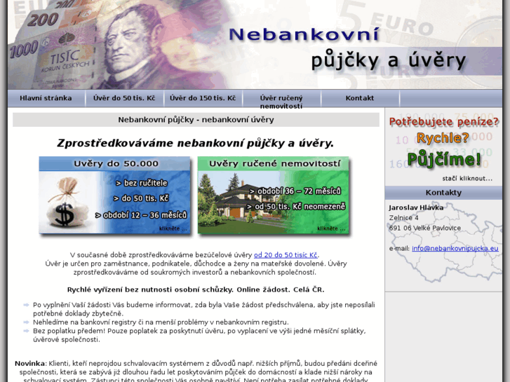 www.nebankovnipujcka.eu