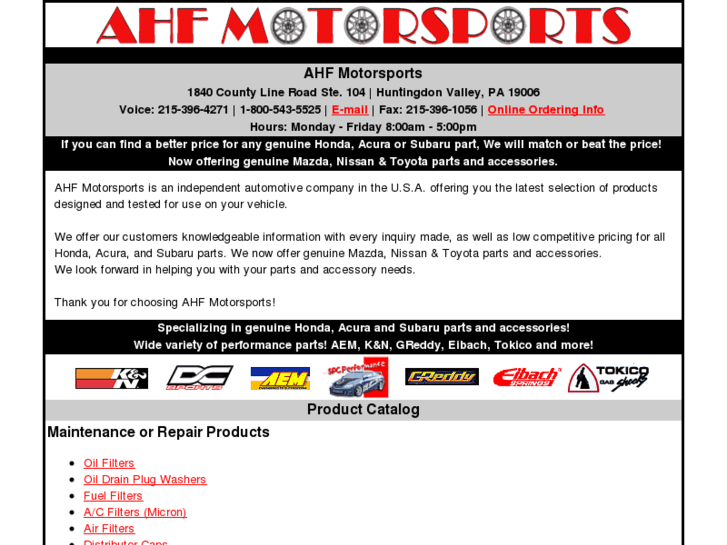 www.ahfmotorsports.com