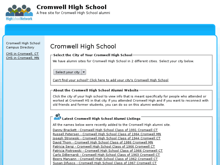 www.cromwellhighschool.net