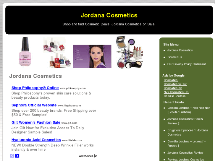 www.jordanacosmetics.net