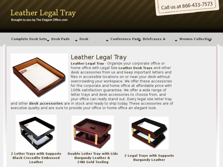 www.leatherlegaltray.com