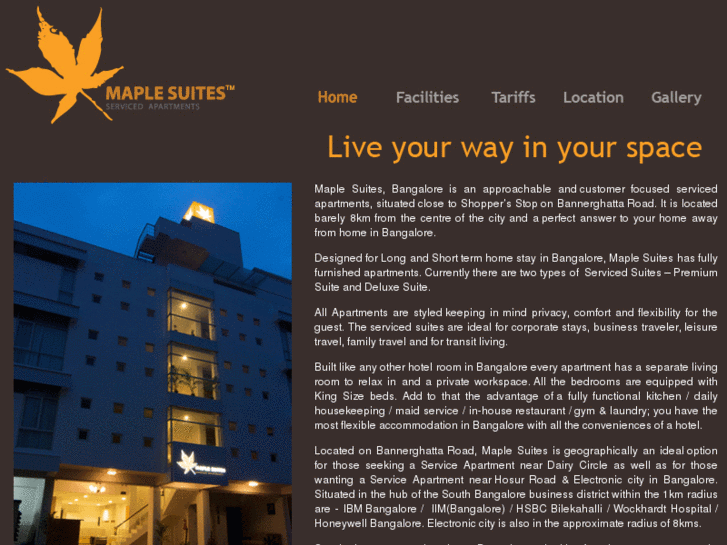 www.maplesuites.in