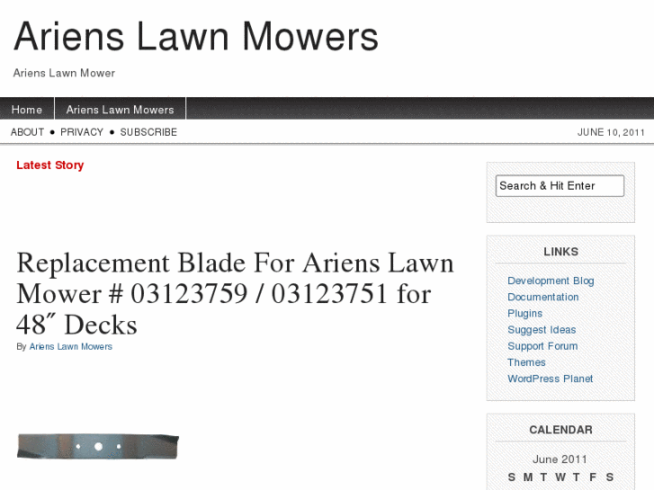 www.arienslawnmowers.net