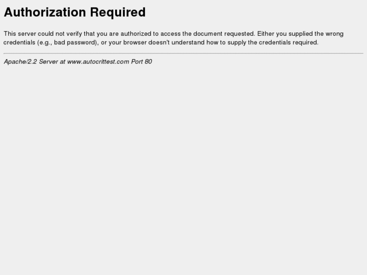 www.autocrittest.com