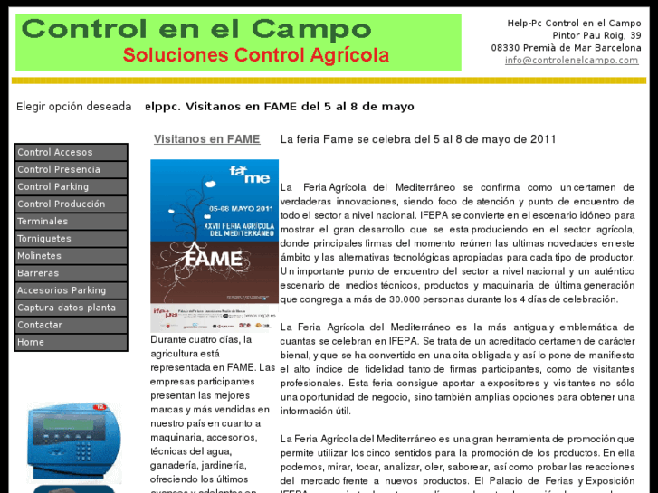 www.controlenelcampo.com