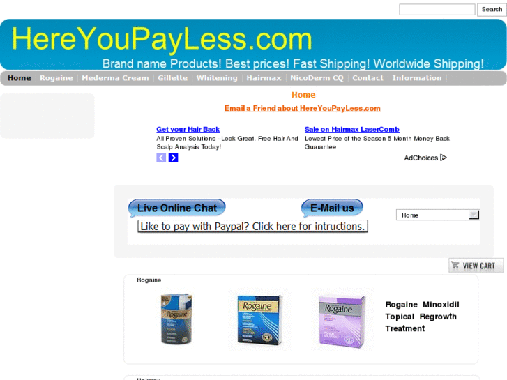 www.hereyoupayless.com