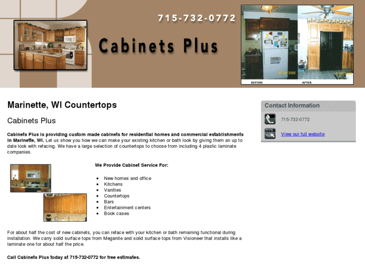 www.kitchencabinetsmarinette.com