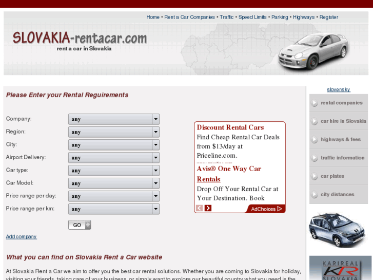 www.slovakia-rentacar.com