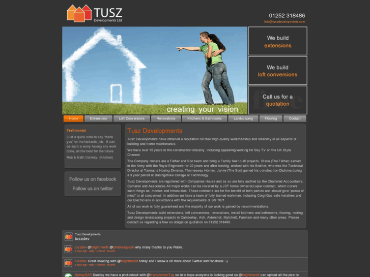 www.tuszdevelopments.com