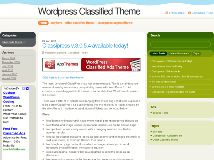 www.wordpressclassifiedtheme.com