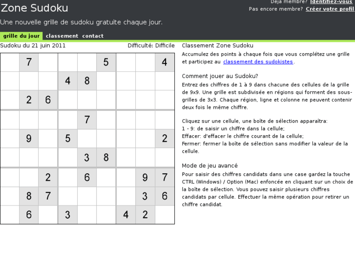 www.zonesudoku.com