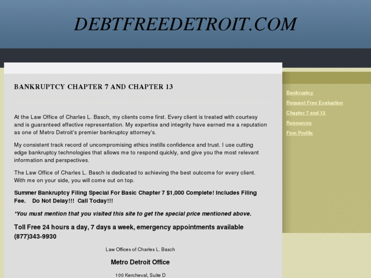 www.debtfreedetroit.com