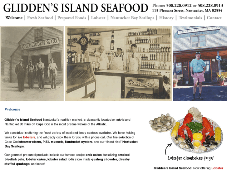 www.gliddensislandseafood.com