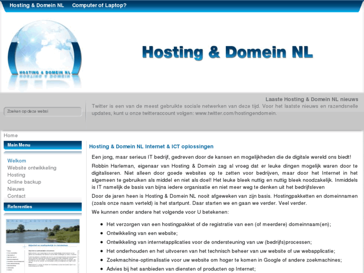 www.hostingendomein.nl