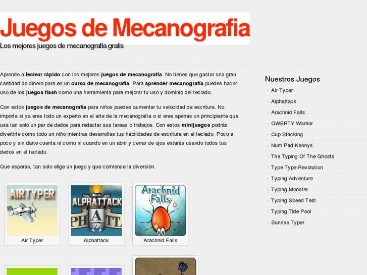 www.juegosdemecanografia.com
