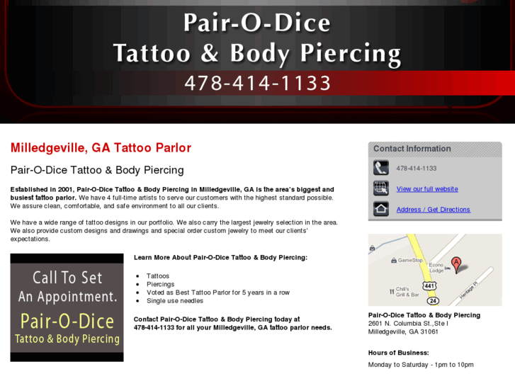 www.pairodicetattooga.com