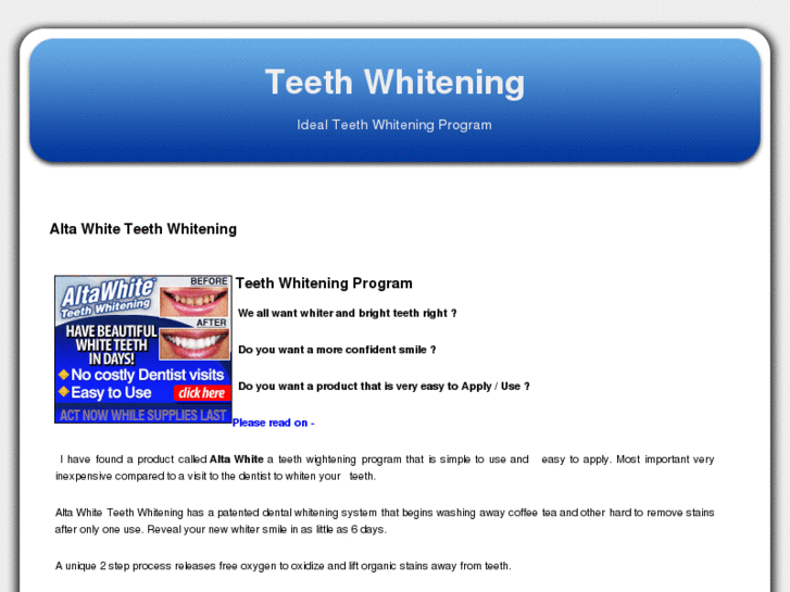 www.teethwhiteningprogram.com