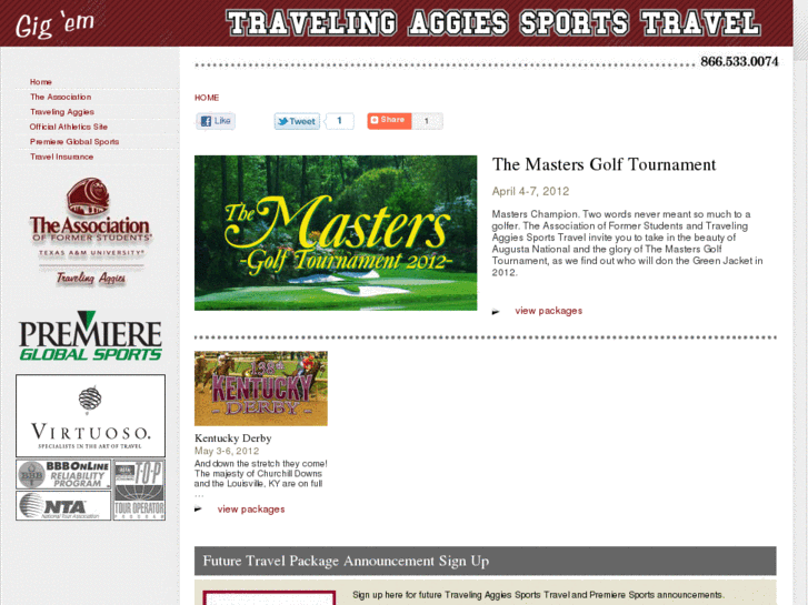 www.travelingaggiessportstravel.com