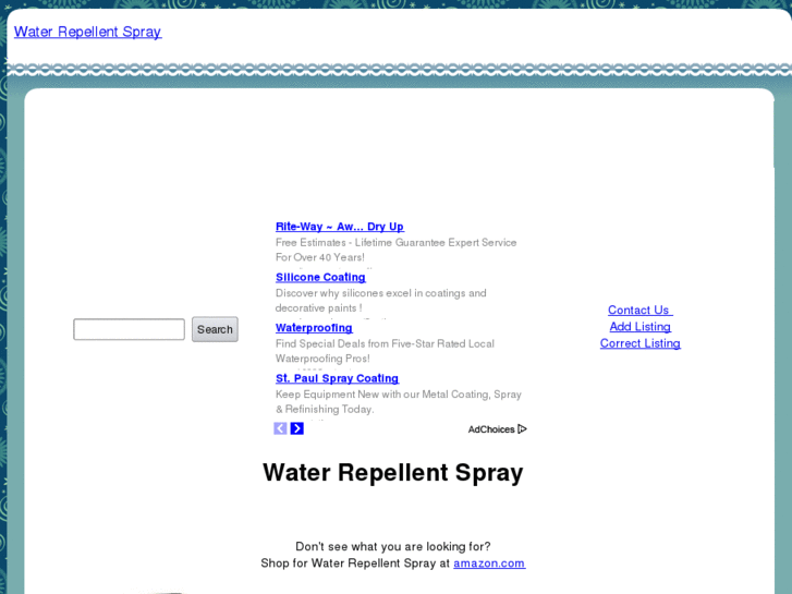 www.waterrepellentspray.com