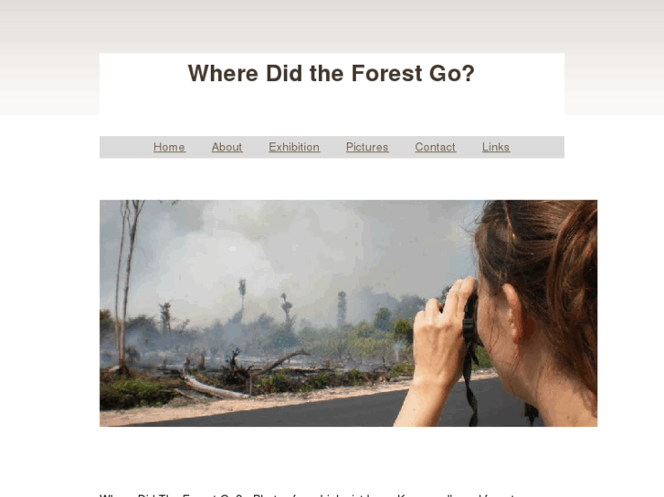 www.wheredidtheforestgo.org