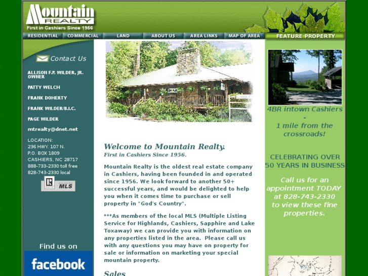 www.cashiersmountainrealty.com