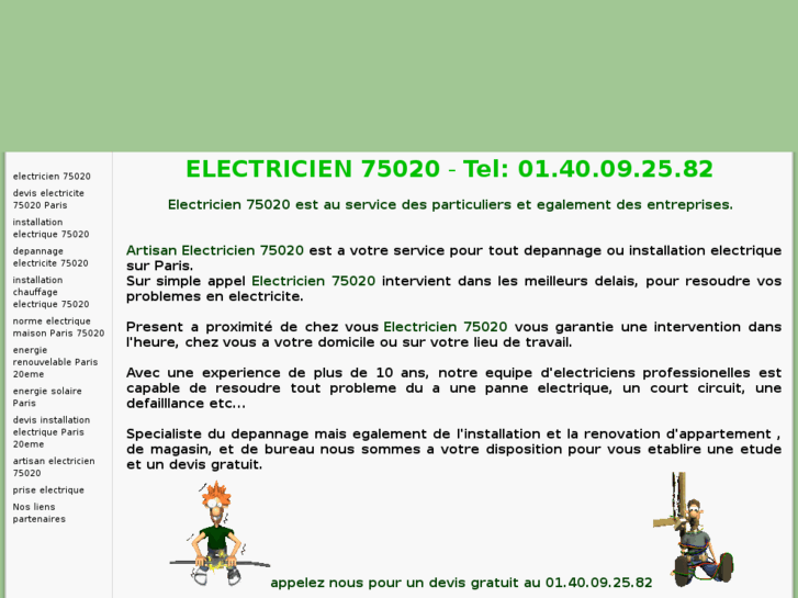 www.electricien75020.net