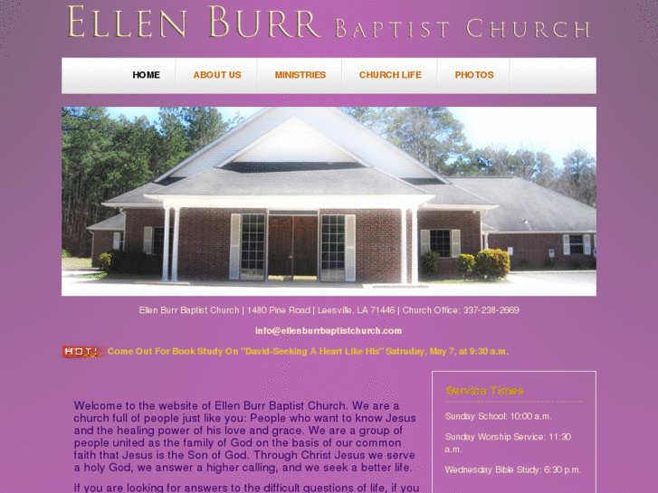 www.ellenburrbaptistchurch.com