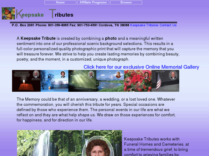 www.keepsaketributes.com