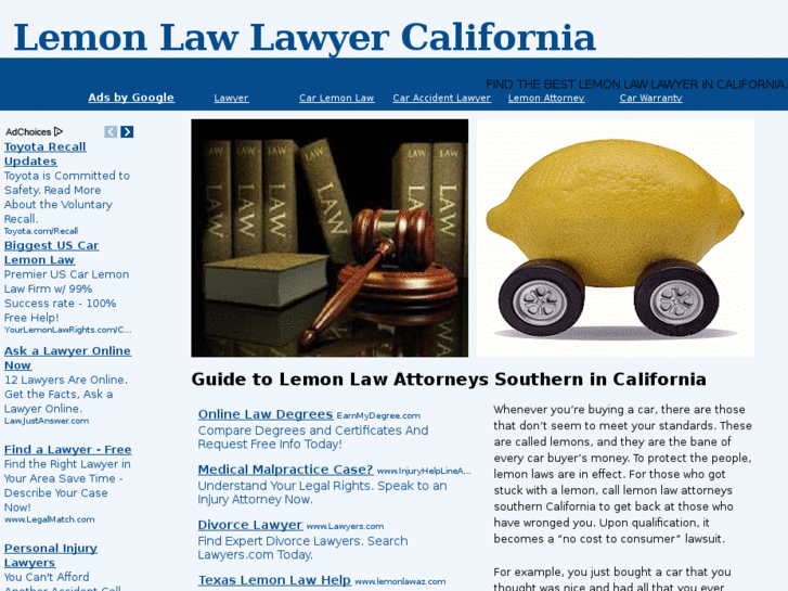 www.lemonlawlawyercalifornia.net