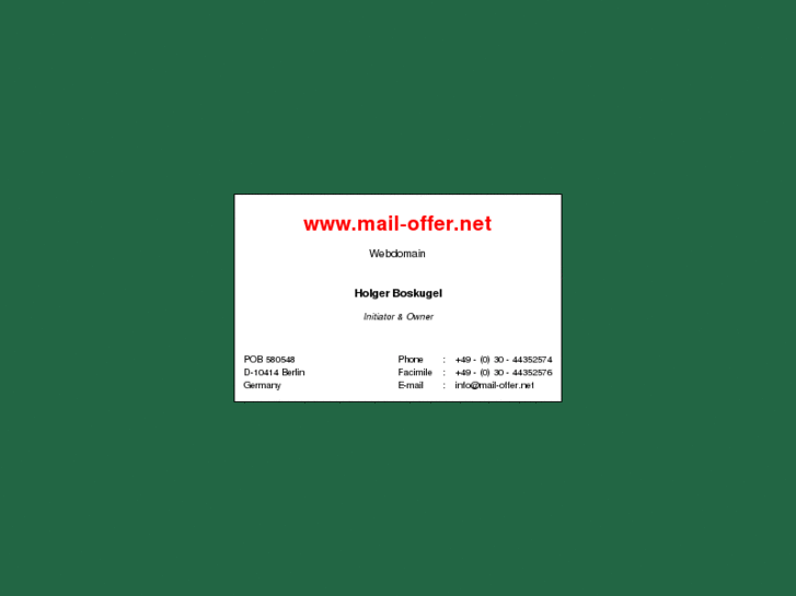 www.mail-offer.net
