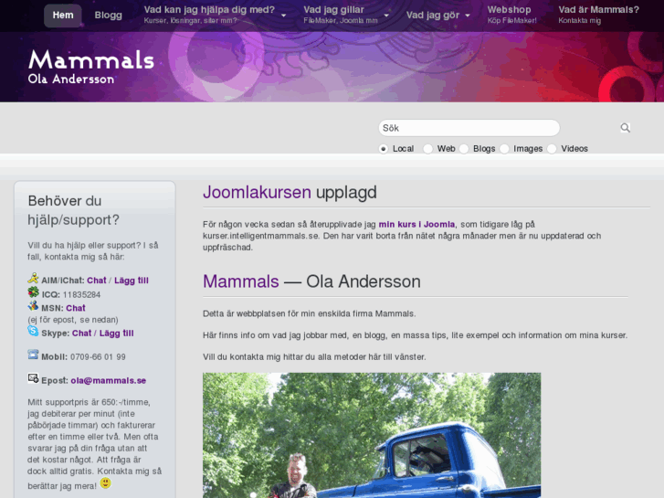 www.mammals.se