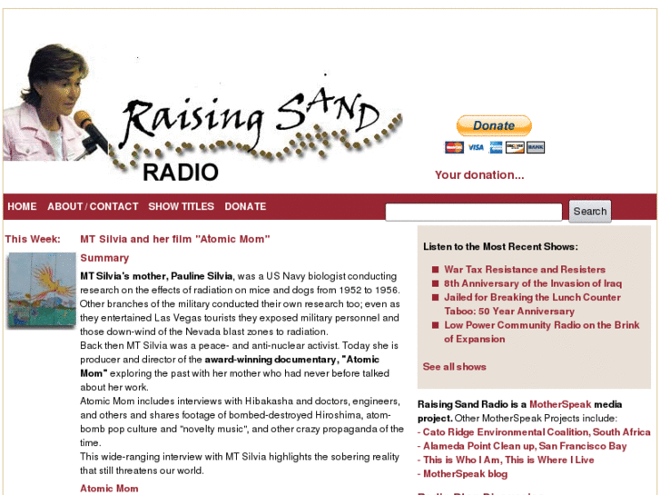 www.raisingsandradio.org