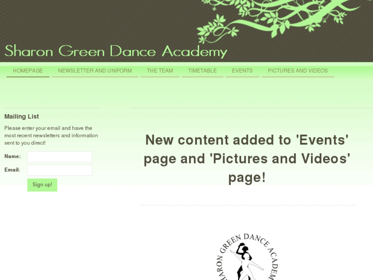 www.sharongreendanceacademy.com